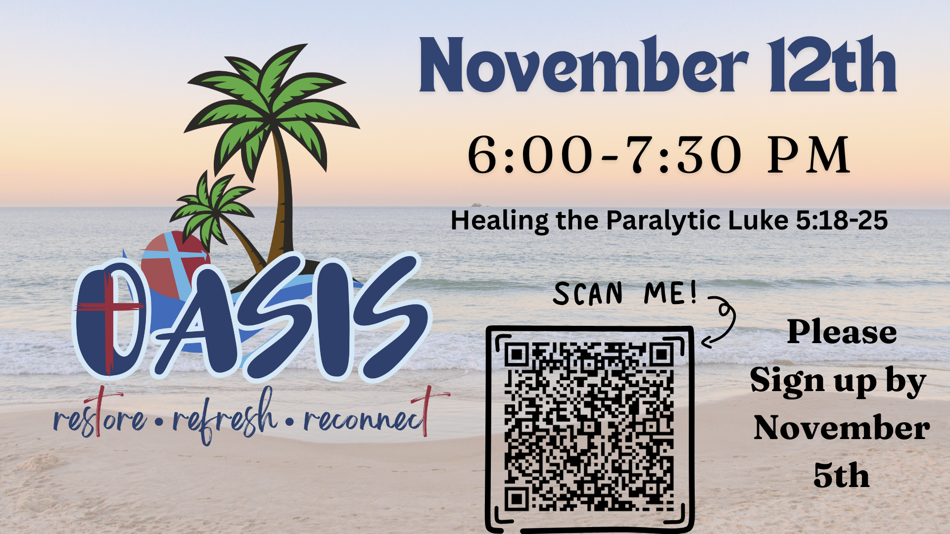 Oasis November 12th