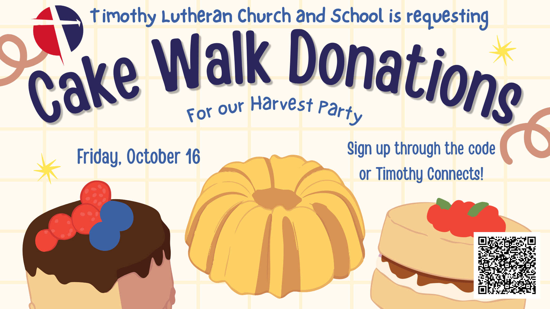 Cake Walk Donations