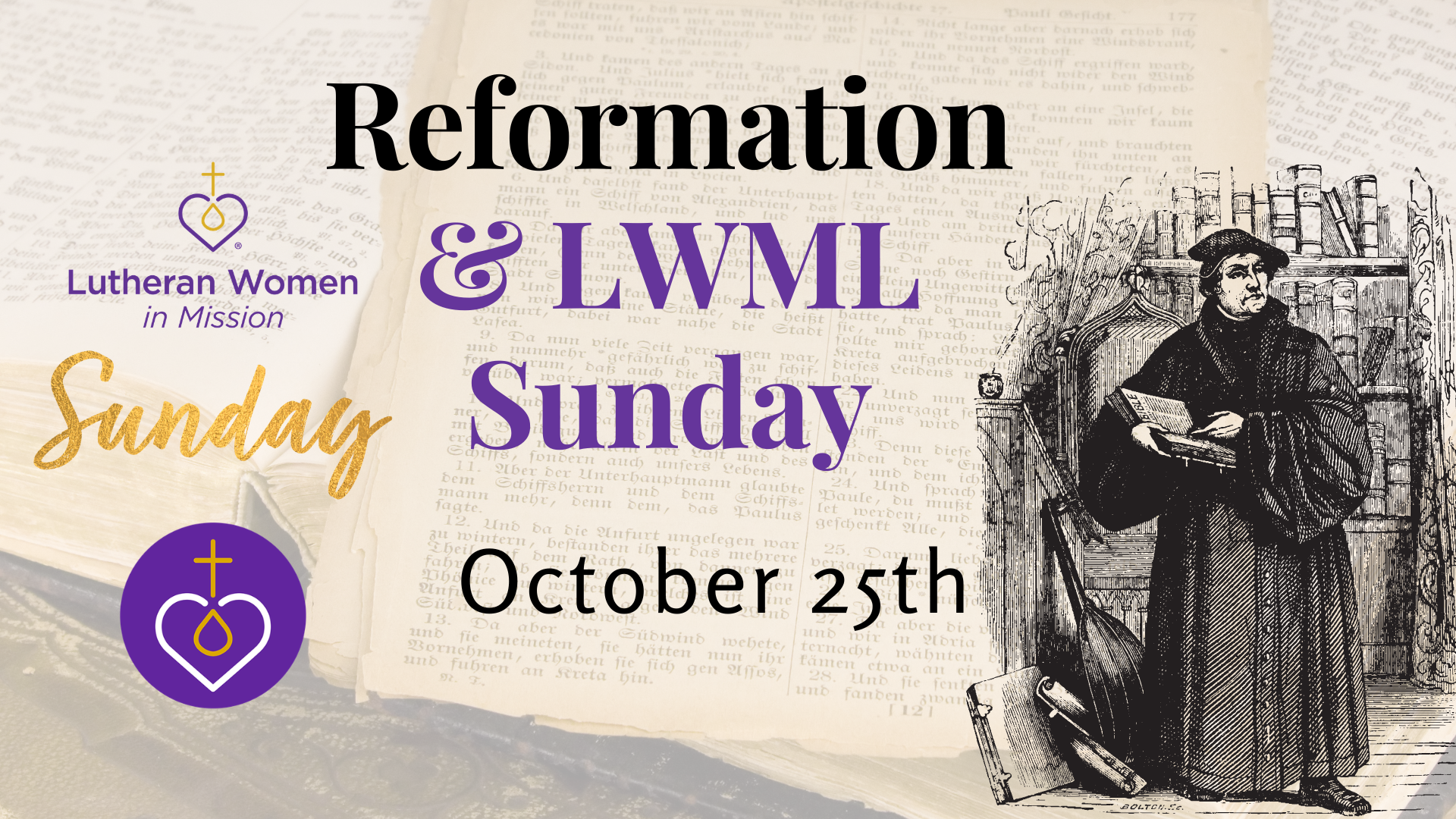 LWML & Reformation Sunday